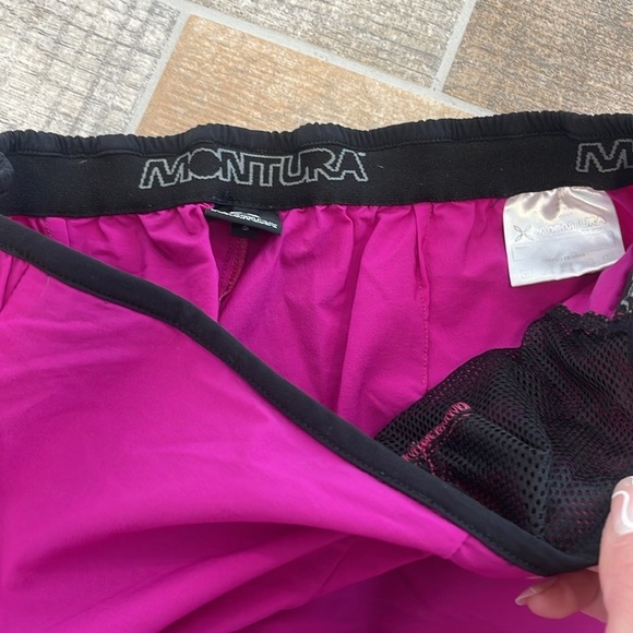 Montura Womens Pink and Black Athletic Trekking Shell Pants Pockets Size Small S - Picture 5 of 12